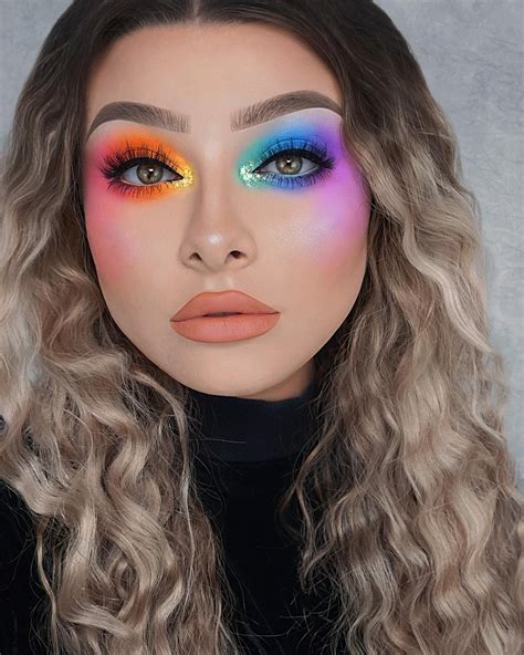 incredible makeup look colorful 2022 photography