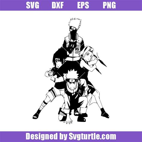 Naruto Cartoon Characters Svg Naruto Anime Svg Naruto Svg