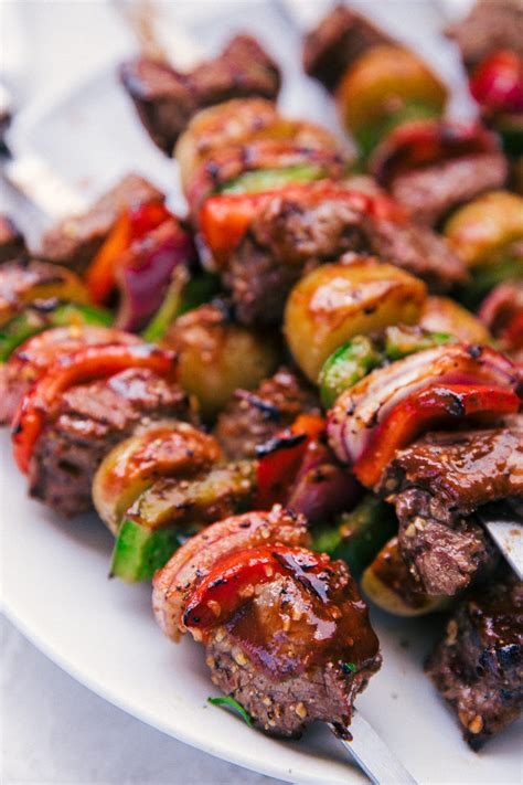 Trim any excess fat off of the lamb if necessary and cut into 1 inch cubes. Beef Shish Kabobs | The Food Cafe | Just Say Yum