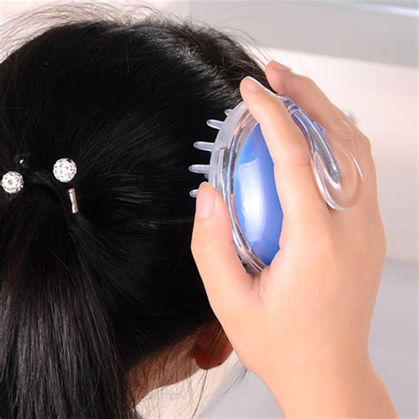 New Silicone Shampoo Scalp Brush Shower Body Washing Hair Massage Abs