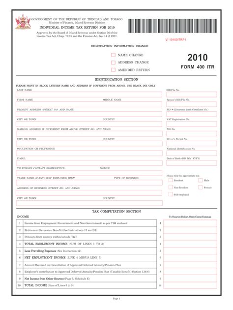 2010 Form 400 Itr Fill Online Printable Fillable Blank Pdffiller