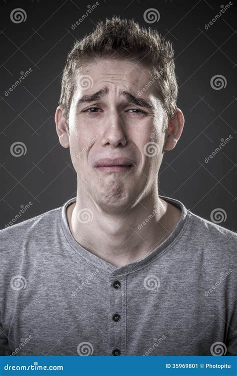 Crying Stock Image Image Of Real Crying Face Expressing 35969801