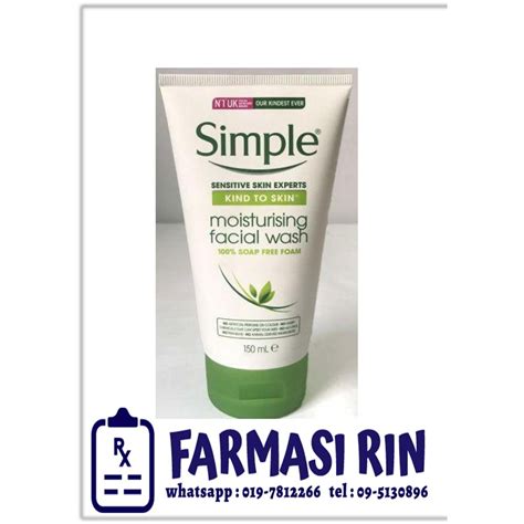 Simple Moisturizing Foam Facial Wash 150ml Shopee Malaysia