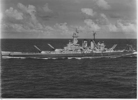 Uss Washington Bb 56 Looking Sharp In Ms22 Camo During A Peacetime