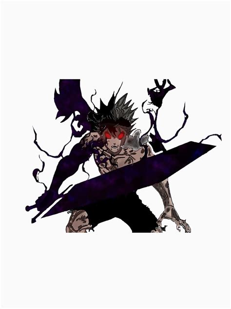 Asta Demon Form From Black Clover T Shirt By