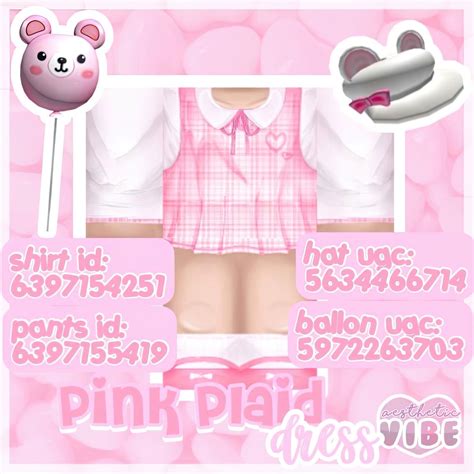 Four Detailed Pink Kawaii Roblox Outfits With Matching Hats And Accessories In 2021 Roblox