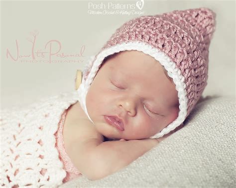 The live stitches are grafted together seamlessly in the pattern. Crochet Hat Pattern Pixie Hat Chin Strap Pixie Hat Pattern ...