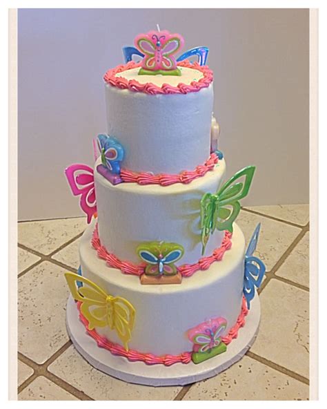 Tiered Butterfly Cake Butterfly Cakes Cake Cupcake Cakes