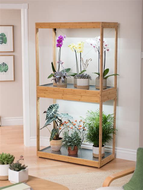 They need the appropriate spectrum of light, he explains, adding that plants are actually quite choosy in this regard. LED Grow Lights in Tall 2-Tier Bamboo Plant Stand ...