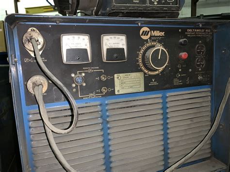 Miller Deltaweld 450 Constant Potential Dc Arc Welder With Miller 24v