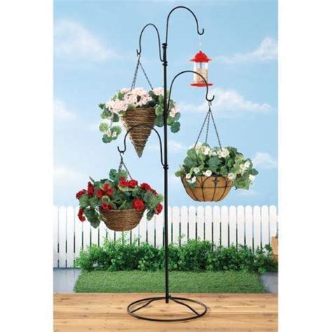 Hanging Basket Plant Stand Yaheetech 4 Arm Tree Plant Stand Hanging