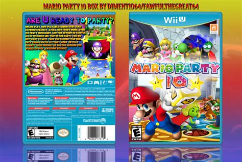 Mario Party 10 Wii U Box Art Cover By Dimentio64