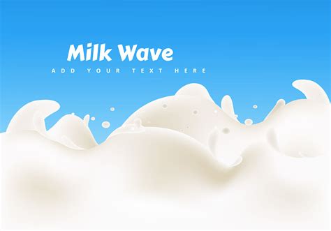 Milk Wave Design Vector 94733 Vector Art At Vecteezy