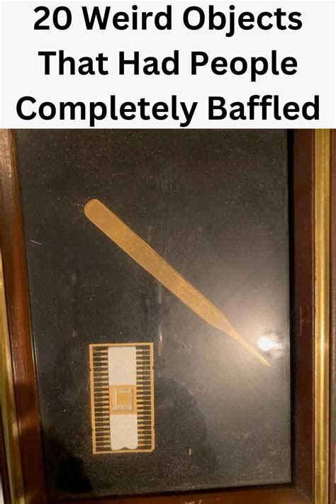 20 Weird Objects That Had People Completely Baffled Artofit