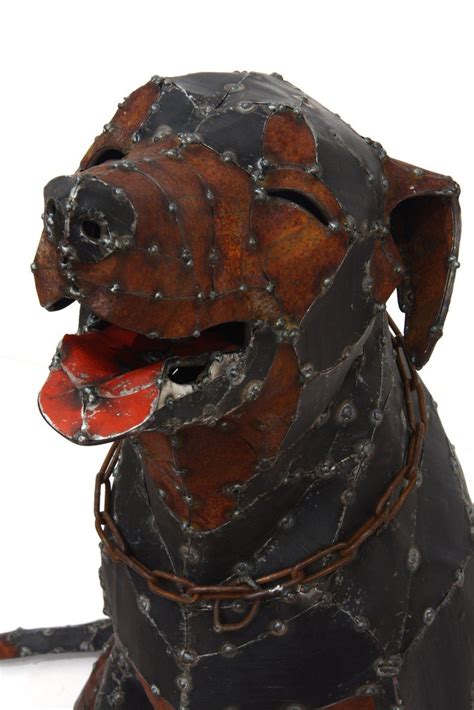 Dog Art Dog Eyecontact Dog Art Dog Sculpture Metal Art Sculpture