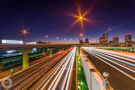 Twilight Expressway Light Trails Of Tokyo Metropolitan Exp Flickr