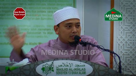 Ustaz Mohd Wadi Annuar Ayub Ibrah Haji Dan Ibadah Qurban Youtube