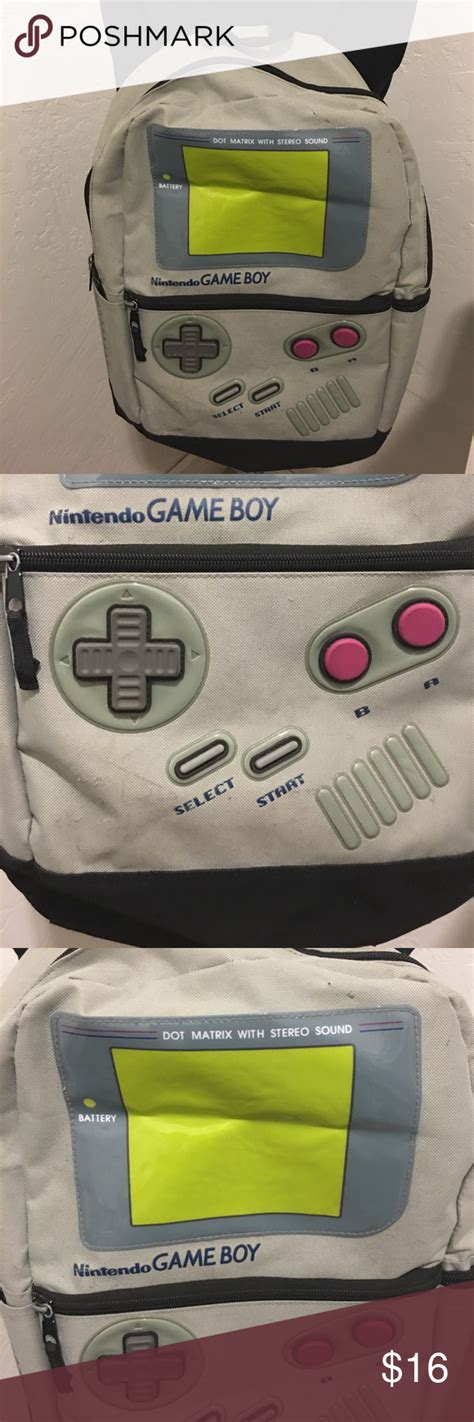 Back To School Nintendo Game Boy Backpack Boys Backpacks Gameboy