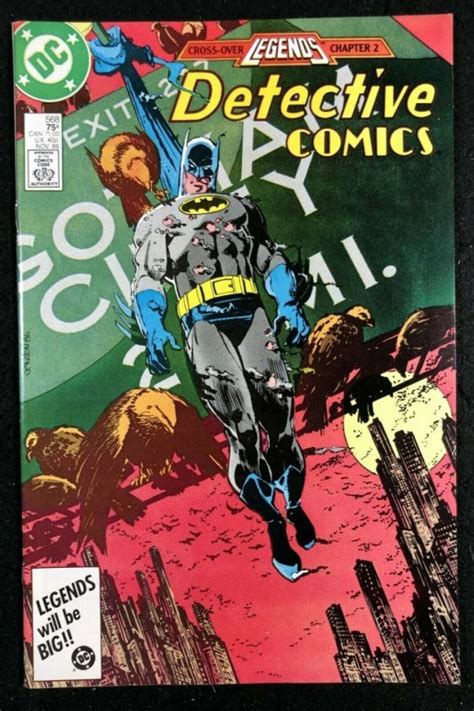 Detective Comics 1937 568 Nm 94 Legends Cross Over Batman Comic