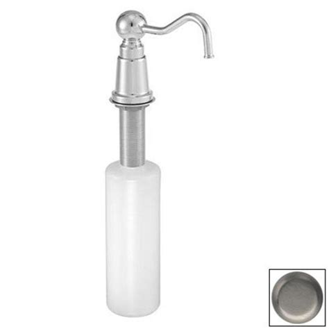 1 or 3 hole installation. Westbrass Soap Dispensers Satin Nickel (Brushed Nickel ...