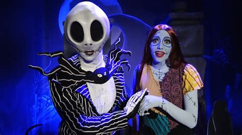 Jack Skellington And Sally Meet And Greet At Mickeys Not So Scary