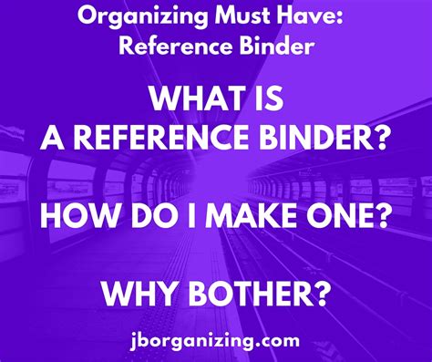 What Is A Reference Binder How To Make One And Why You Should Do It