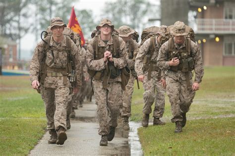 22 Marines Hike For Readiness