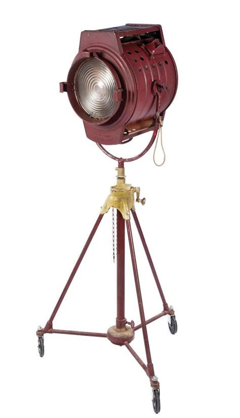 Vintage 5k Fresnel Light With Stands