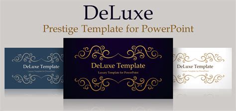 Deluxe Luxury Powerpoint Template Showeet