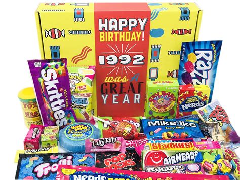 Buy Retro Candy Yum 1992 31st Birthday Decade 90s Candy T Basket