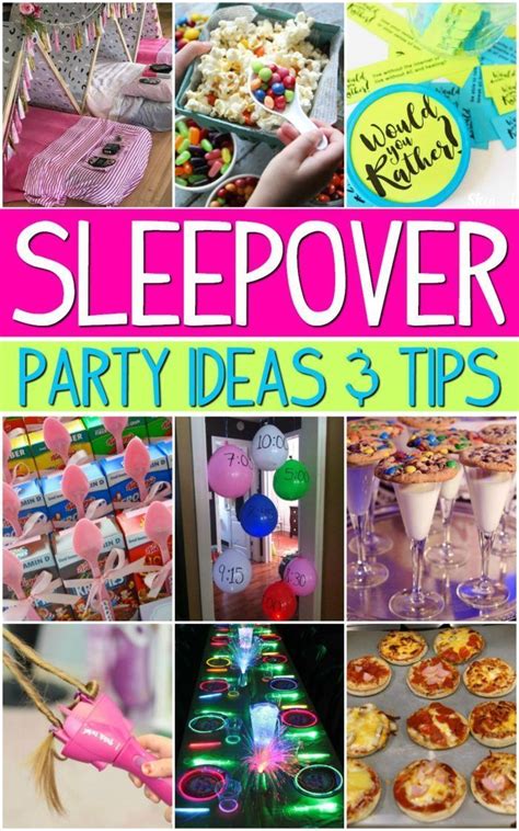 Sleepover Ideas For The Girls Sleepover Birthday Parties Slumber Party Birthday Birthday