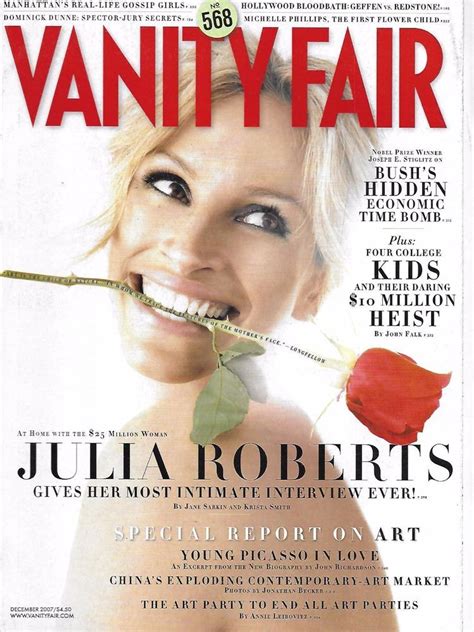 Vanity Fair Magazine Julia Roberts George Bush Art Special Mamas And