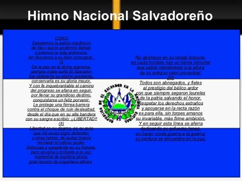 Himno Nacional De El Salvador