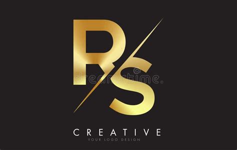 Rs Rs Letter Logo Design Creative Cut Stock Illustrations 8 Rs Rs