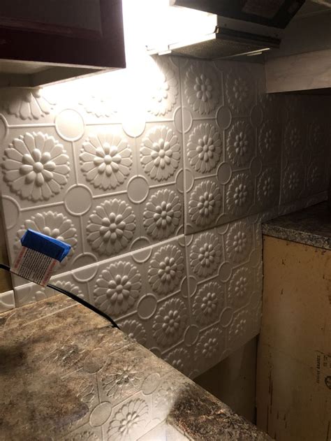 Also offers ceiling tiles installation like styrofoam ceiling tiles installation, popcorn ceilings covering and faux tin ceiling installation. Styrofoam ceiling tile as backsplash | Styrofoam ceiling ...