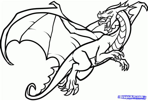 Dragon Breathing Fire Drawing at GetDrawings | Free download