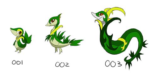 Unova Pokedex Snivy Serperior By Ruezart On Deviantart