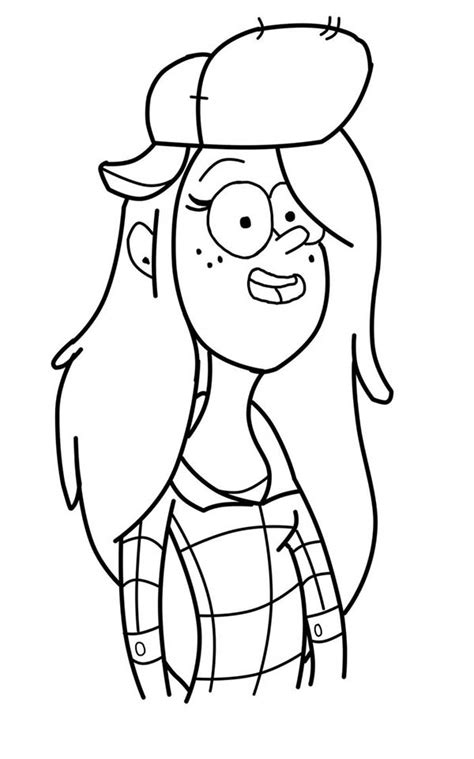 Select from 35870 printable crafts of cartoons, nature. Wendy Corduroy Gravity Falls Coloring Page : Kids Play Color