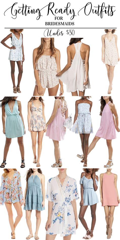 budget friendly getting ready outfits for brides and bridesmaids — me and mr jones bridesmaid