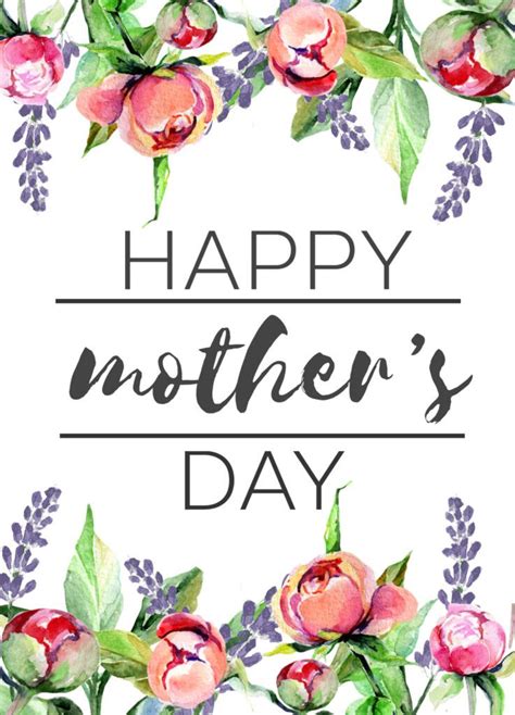 Free Printable Mothers Day Cards Paper Trail Design Mothers Day