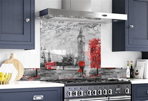 Kitchen Glass Splashback Kitchen Splashback Tile Printed Kitchen Glass Splashback Tempered Glass
