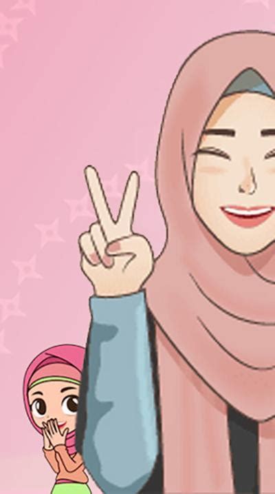 Gambar kartun muslimah yang imut gambar kartun via gambarkartunbaru.blogspot.com. 20+ Trend Terbaru Gambar Stiker Muslimah Cantik - Aneka ...