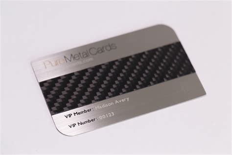 A quality product, and stainless steel is 100% recyclable, more durable, and is treasured. Brushed Stainless Steel + Carbon Fiber Business Cards