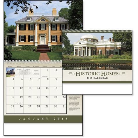 Historic American Homes Wall Calendar 2016 Custom Calendars