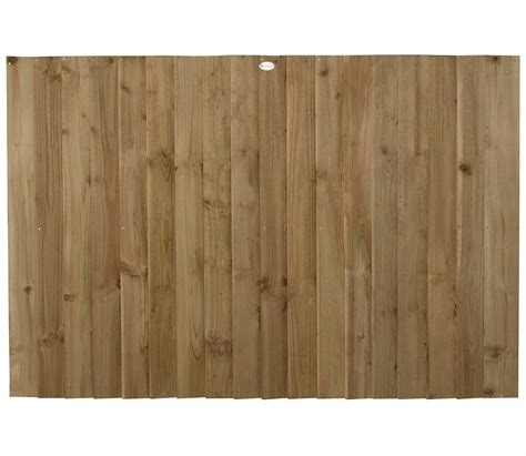 4ft High 1200mm Forest Featheredge Fence Panel Pressure Treated