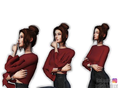 Rose Set Outfit By Simtographies At Tsr Sims 4 Children Sims 4 Vrogue