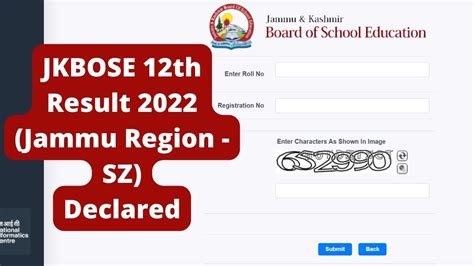 Jkbose 12th Result 2022 Declared Jk Board Class 12 Results Announced