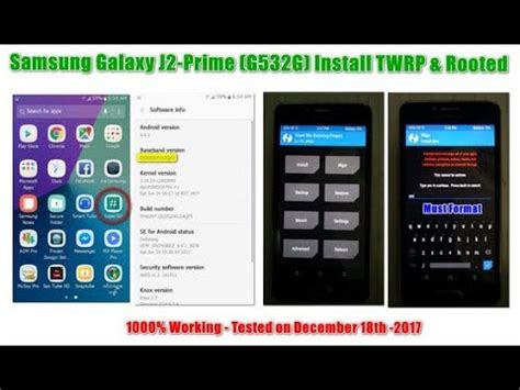 Twrp recovery is a custom recovery software through which you can access and then modify the android system that runs on your galaxy j2. Samsung Galaxy J2 Prime (G532G) Install TWRP Recovery ...