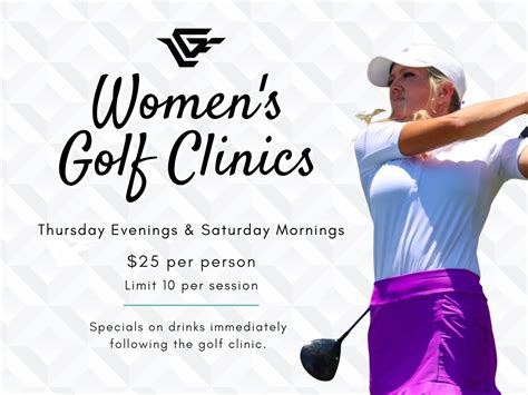 Womens Golf Clinics February Store Greenfield Lakes Golf