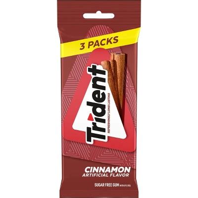 Trident Cinnamon Sugar Free Gum Oz Target